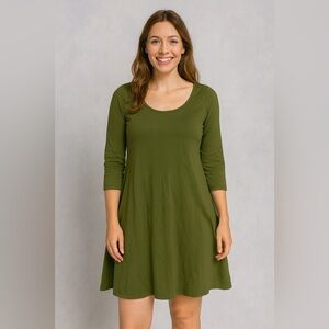 Annabelle Olive Green Dress